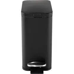 Pedalmülleimer Modern 5 Liter Schwarz - Schwarz
