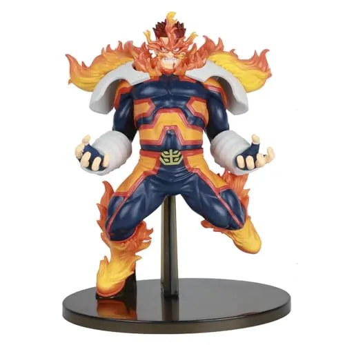 Banpresto BP88690P Endeavor Actionfigur - My Hero Academia, 17 cm - Actionfigur aus der beliebten Serie My Hero Academia, handgefertigt aus PVC, ideal für Sammler und Fans. Lieferung in versiegelter Box mit Basisständer, lizenziertes Banpresto-Produkt.