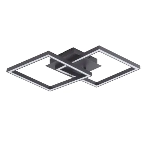 Lucande LED Deckenlampe dimmbar 25,5W - Moderne Deckenleuchte für Wohnzimmer und Esszimmer, 4-stufig dimmbar über Wandschalter – perfekte Anpassung der Helligkeit für jede Stimmung.