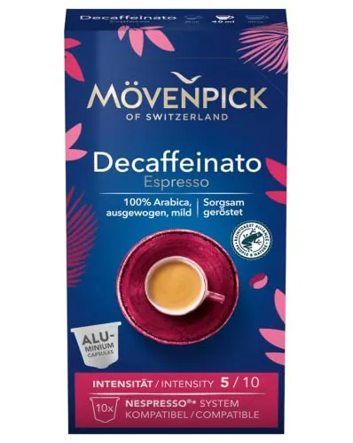 Mövenpick Decaffeinato Espresso, 10 Kapseln