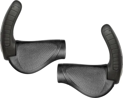 Ergon GP3-S Gripshift Fahrradlenkergriff, Schwarz, S
