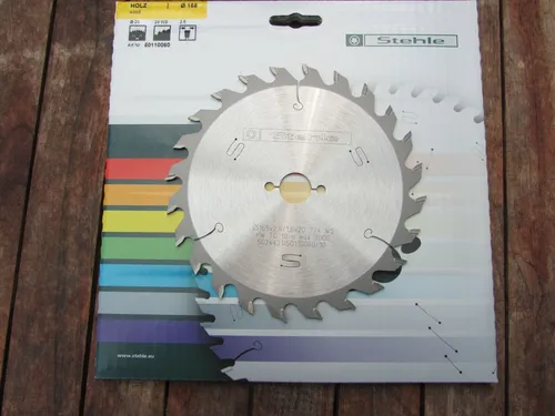 HM-Handkreissägeblatt/Sägeblatt 165 x 20 Z 24 Stehle für Makita 5604R, 5603R/RK