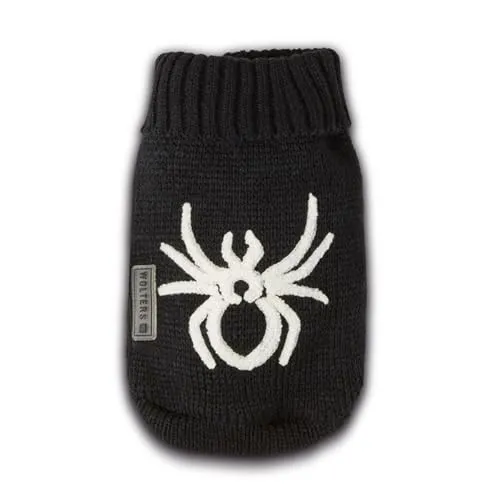 Wolters Hundepullover Strickpullover Spider - Schwarz 25cm - Sonstiger Hundebedarf, idealer Kälteschutz für Hunde mit stylish Spider-Motiv, erhältlich in verschiedenen Größen.