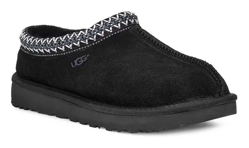 UGG TASMAN Clog Homeslippers - Bequeme Pantoffel mit Warmfutter in Schwarz - Hausschuhe mit weichem Lammwollfutter für ultimativen Komfort, ideal für entspannte Tage zu Hause.
