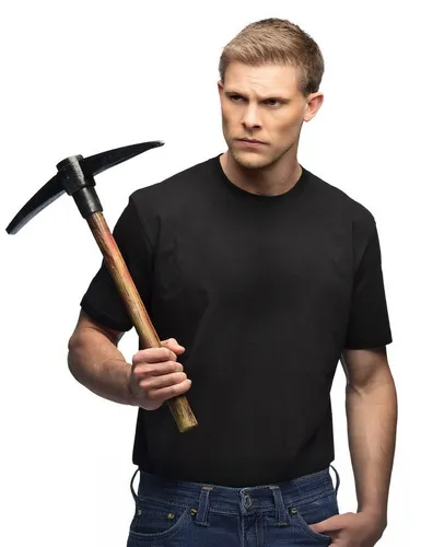 Boland Kostüm Halloween Accessoire Spitzhacke braun-schwarz 51