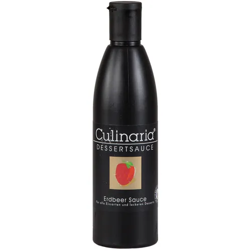 Culinaria Dessert Erdbeer Sauce für alle Eissorten und Dessert 250ml