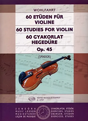 Etüden für Violine op. 45. 60