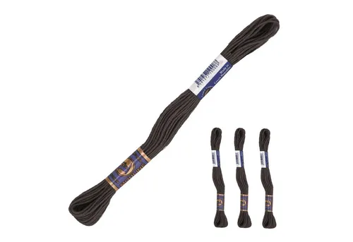 maDDma 3 Docken Stickgarn / Sticktwist Stickgarn, 8 m, 7982 steingrau