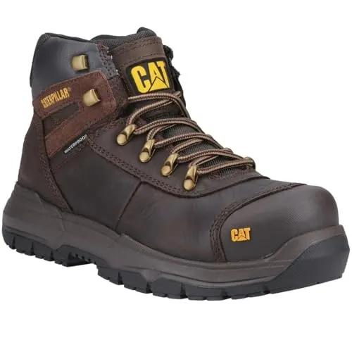 Caterpillar Herren Pneumatic 2.0 Sicherheitsstiefel, braun, 40 EU - Herren Industrie & Handwerk Stiefel, wasserdichtes Vollnarbenleder und probiotische Geruchskontrolle für hohen Tragekomfort und Langlebigkeit.