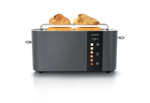 Arendo Toaster Edelstahl mit Touch Display