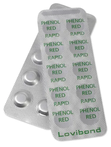 Phenol Red Rapid 50 Tabletten (5 Streifen) von Lovibond