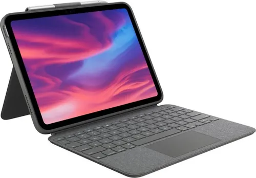 Logitech Combo Touch - Tastatur und Foliohülle, mit Trackpad und Hintergrundbeleuchtung