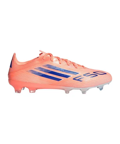 Adidas F50 PRO FG - orange - Fußballschuhe für ultimativen Speed mit schnürlosem Design und adidas PRIMEKNIT-Schaft für perfekten Halt. Ideal für schnelle Bewegungen auf trockenen Rasenplätzen.