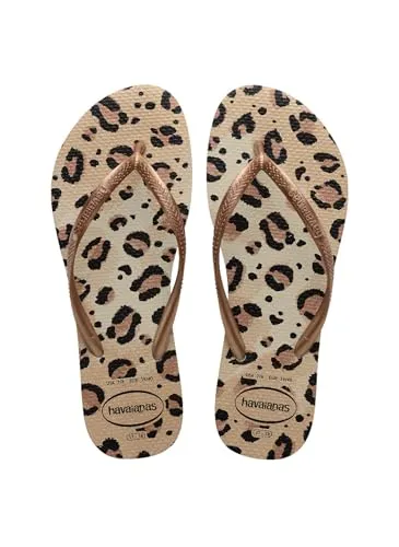 Havaianas SLIM ANIMALS Zehentrenner in Beige, Größe 39/40 von Havaianas