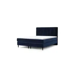 maison de rêve Boxspringbett , blau , Maße (cm): B: 162 H: 120