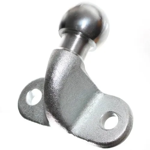 Old-Harvest 1 Kugelkopf 50mm abgewinkelt 3,5t Kupplungskugel 3500kg AHK Heckträger Halterung für die Wand Garage Metall NEU