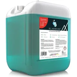 Klarberg Ultraschallreiniger Konzentrat 5000 ml - Sonstige Reinigungsgeräte, hochkonzentriertes Reinigungsmittel für schonende Reinigung von Brillen, Schmuck und Uhren – kompatibel mit allen Ultraschallreinigungsgeräten.