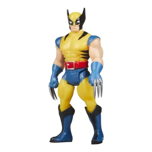 Marvel Legends Series Retro 375 Collection Wolverine, 9,5 cm große Action-Figur