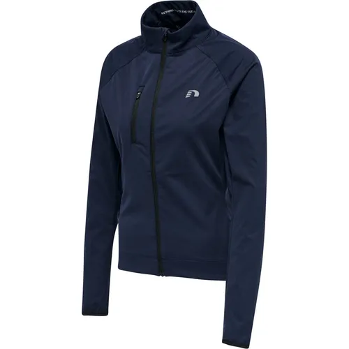 newline Core Biking Thermo Fahrradjacke Damen - black iris, Größe S - Sportjacke für Damen, thermisch, wasser- und windabweisend, ideal für kühlere Tage mit optimaler Wärmeisolierung und praktischem Kinnschutz.