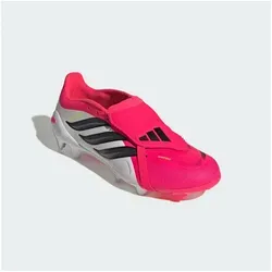 adidas Unisex Predator League Fußballschuhe, Lucid Red/Core Black/FTWR White, 46 2/3 EU - Robuste Fußballschuhe mit regulärer Passform und Schnürsenkel, ideal für optimalen Halt auf festem Boden.