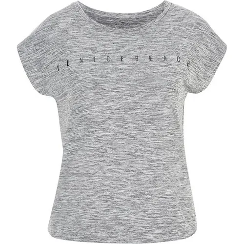 VENICE BEACH Damen Shirt VB Wonder - Sport-T-Shirt für Damen mit lockerem Schnitt und elastischem Saum, ideal für Training und Freizeit. Hochwertiges Material sorgt für optimalen Tragekomfort und Feuchtigkeitsmanagement.