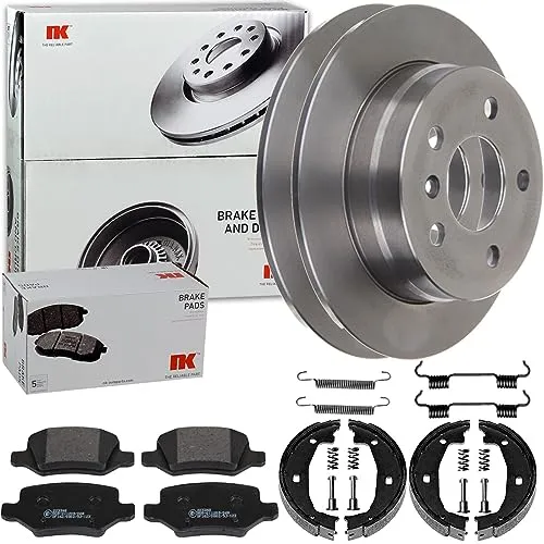 BandelOne enthält NK Bremsscheiben + Beläge + Handbremse hinten passend für W169 W245