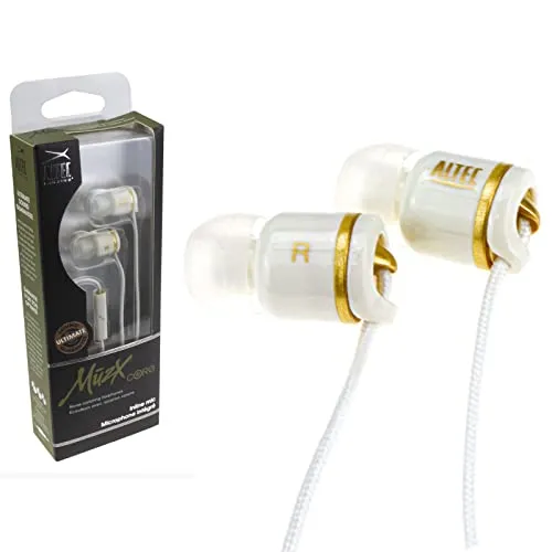 Muzx Kern Noise-Isolating Ultimate Klingen SnugFit Earphones Mit Mic