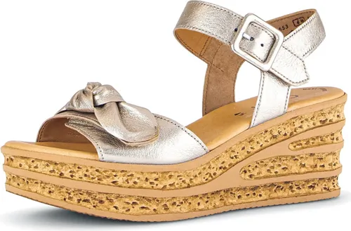 Gabor Keilsandalette in gold von Gabor