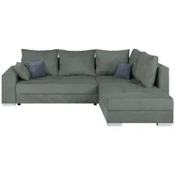 P & B Ecksofa, Petrol, Textil, 3-Sitzer, Füllung: Schaumstoffflocken,Schaumstoffflocken,Schaumstoffflocken, L-Form, einmalig seitenverkehrt montierbar, 260x218 cm, Made in EU, Schlafen auf Sitzhöhe, Wohnzimmer, Sofas & Couches, Wohnlandschaften, Ecksofas