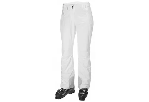 Helly Hansen Damen W Legendary Insulated Pant, Weiß, L - Hoch wasserdichte Skihose mit atmungsaktiver Technologie. Das 2-Wege-Stretch-Material sorgt für optimale Bewegungsfreiheit und Komfort auf der Piste.