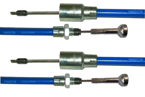 Knott Anhänger Bremsseil - Schnellmontage 1330 mm - Zubehör für Autoanhänger, hochwertige Nirosta-Bremsseile für eine einfache und schnelle Montage, ideal für sicheres Fahren.