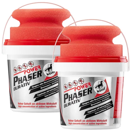 Leovet Power Phaser Durativ 1ltr - Effektiver Fliegenschutz für Pferde - Fliegenschutzmittel für Pferde, bietet langanhaltenden Schutz vor Insekten und ist ideal für den Einsatz im Stall oder auf der Weide.