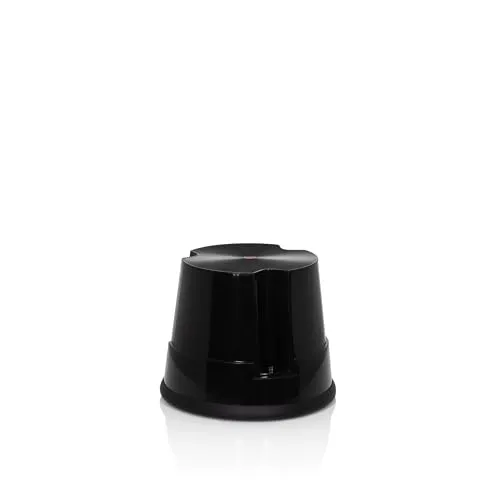 hjh OFFICE Tritthocker TIO-S Kunststoff Elefantenfuß, Höhe 30 cm - Leichter Rollhocker aus bruchsicherem Kunststoff, bis 150 kg belastbar; ideal für Gewerbe und Haushalt mit rutschsicherer Trittfläche und platzsparendem Design.