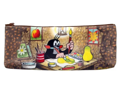 Federmappe, Motiv Maulwurf Maler, 20x8cm