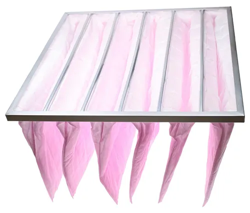vhbw Taschenfilter für Klima- und Lüftungsanlagen - Filter F7, 59,2 x 59,2 x 36 cm Rosa