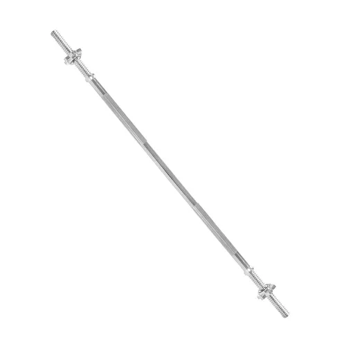 SPRINGOS Langhantelstange mit Sternverschlüssen Länge 120 cm Durchmesser 25 mm