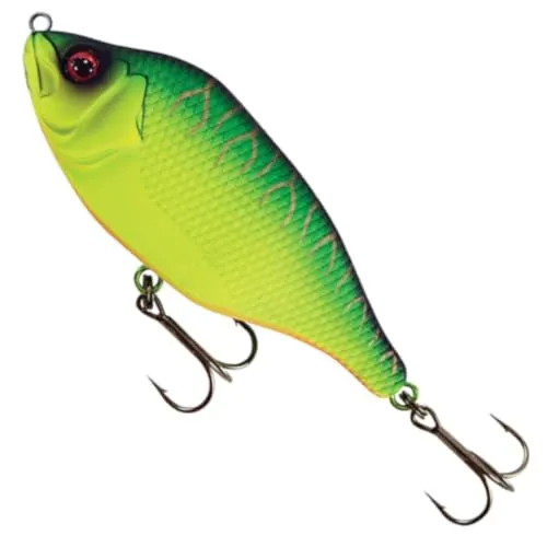 Fox Rage Hitcher Jerk & Twitch UV 80mm 20g lipless Sinking Jerkbait, Farbe:Fire Tiger