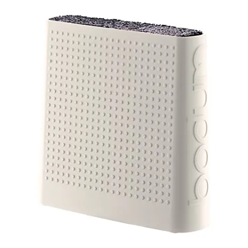 Bodum Bistro Messerblock, Kunststoff, Weiß, cm, 6.6 x 21.4 x 32 cm, 1 Einheiten
