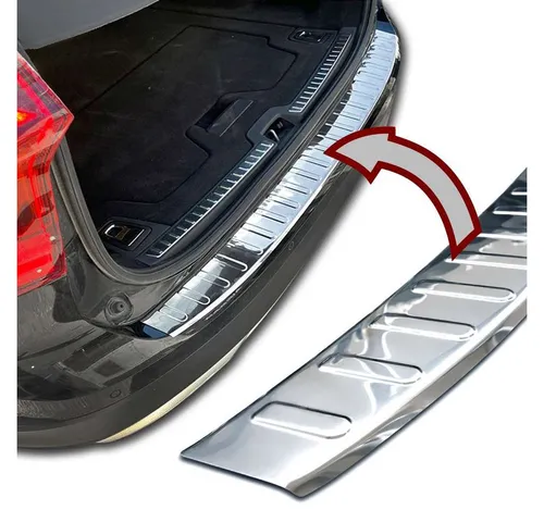 RECAMBO Ladekantenschutz für VOLVO V90 & V90 Cross Country (ab 2016) - Schützen Sie Ihren Kofferraum mit dem hochwertigen RECAMBO Ladekantenschutz aus V2A Edelstahl. Perfekte Passform und einfache Montage garantieren langanhaltenden Schutz und eine exklusive Optik.