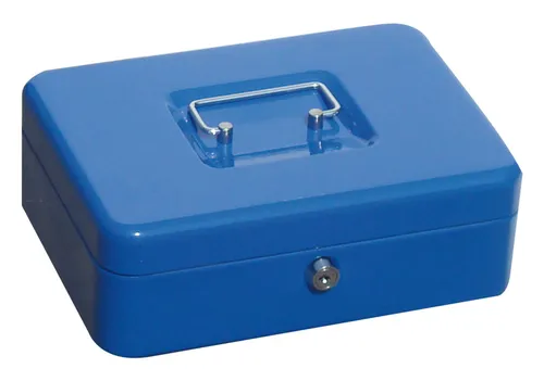 Geldkassette blau 20 / 200 x 160 x 90 mm