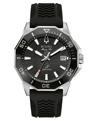 Bulova Marine Star Precisionist Schwarz Herren Armbanduhr 96B432