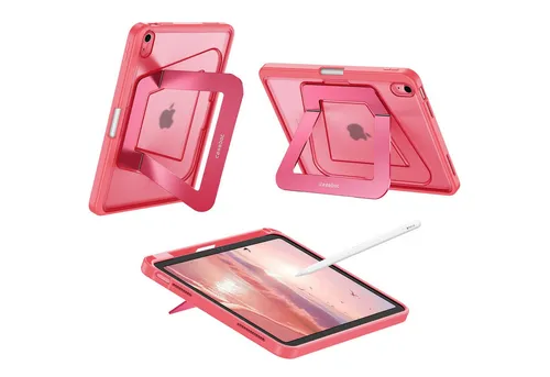 Fintie Tablet-Hülle für iPad (A16) 11. Generation 2025, iPad 10. Generation 10,9 Zoll 2022, Robuste, stoßfeste Rückschalenhülle mit Ständer und Stifthalter