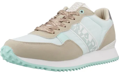 Napapijri ASTRA Sneaker aus Kunstleder/Textil - Stylischer Sneaker im Layerlook aus atmungsaktivem Material, wechselbares Fußbett und ikonisches Markenlogo – ideal für lässige Outfits!