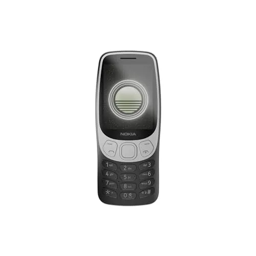 Nokia 3210 4G Dual SIM - Grunge Black, zeitloser Klassiker mit Retro Flair und Snake-Spiel für moderne Nutzer