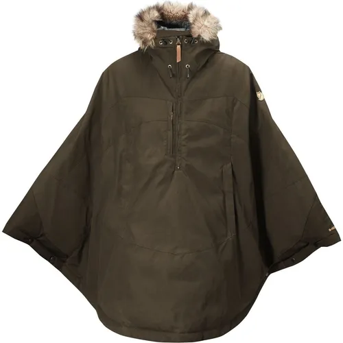 Fjällräven Luhkka Regencape, Dark Olive, L von Fjällräven