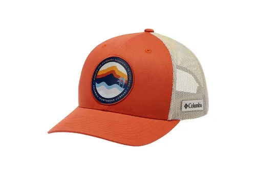 Columbia Snapback Cap Mesh™ mit aufgesticktem Logo in orange von Columbia