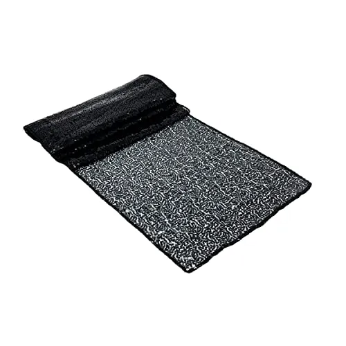 Tischläufer Schwarz von Oblique Unique