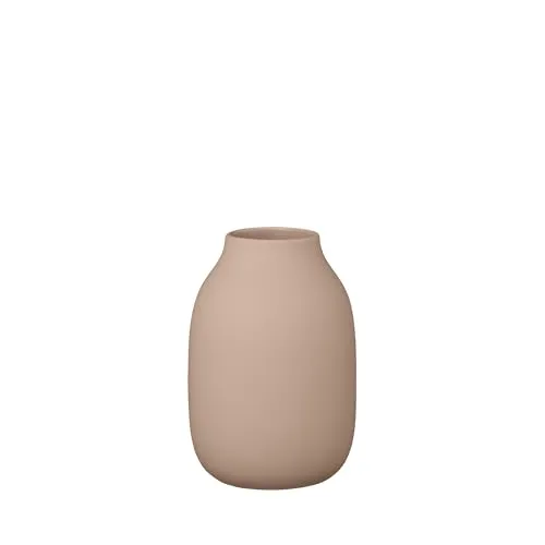 blomus Vase -COLORA- | Blumenvase aus Keramik in Indian Tan in braun von Blomus