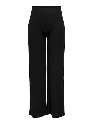 ONLY Jerseyhose ONLNella - Hochwertige Stoffhose in Schwarz - Stoffhosen mit High Waist Schnitt, ideal für einen eleganten Look und hohen Tragekomfort.