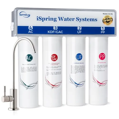 iSpring CU-A4 4-stufiges Untertisch-Wasserfiltersystem
